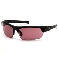 Защитные очки Venture Gear Tensaw (vermilion) Anti-Fog, зеркальные линзы цвета "киноварь", Черный
