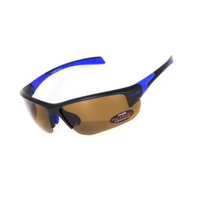 Окуляри BluWater Samson-3 Polarized (brown), коричневі, Синій