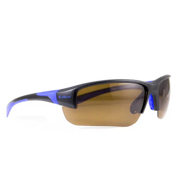 Окуляри BluWater Samson-3 Polarized (brown), коричневі, Синій