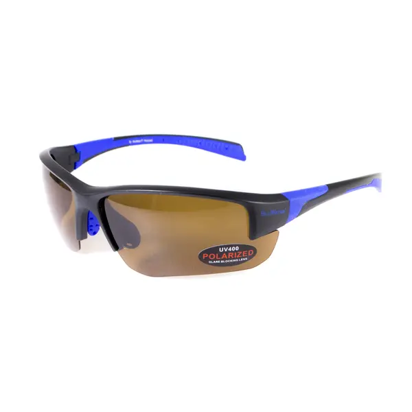 Окуляри BluWater Samson-3 Polarized (brown), коричневі, Синій