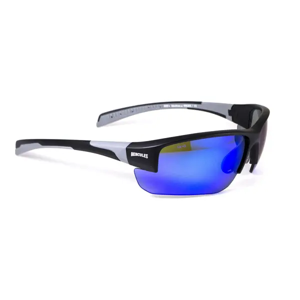 Защитные очки Global Vision Hercules-7 (G-Tech blue), зеркальные синие, Черный
