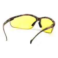 Очки защитные открытые в камуфлированной оправе Pyramex Venture-2 Camo (amber) желтые, Камуфляж