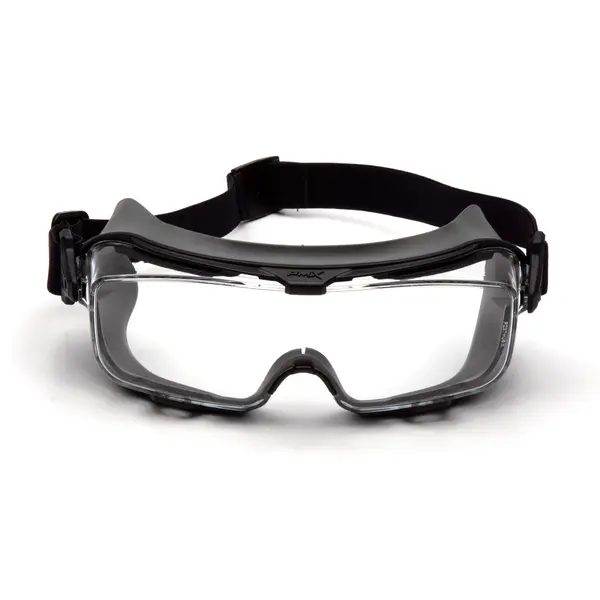 Окуляри Pyramex Cappture-PRO (clear) Super Anti-Fog H2MAX, прозорі, Чорний