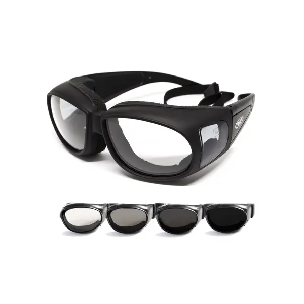 Окуляри Global Vision Outfitter Photochromic (clear) Anti-Fog, фотохромні прозорі, Чорний