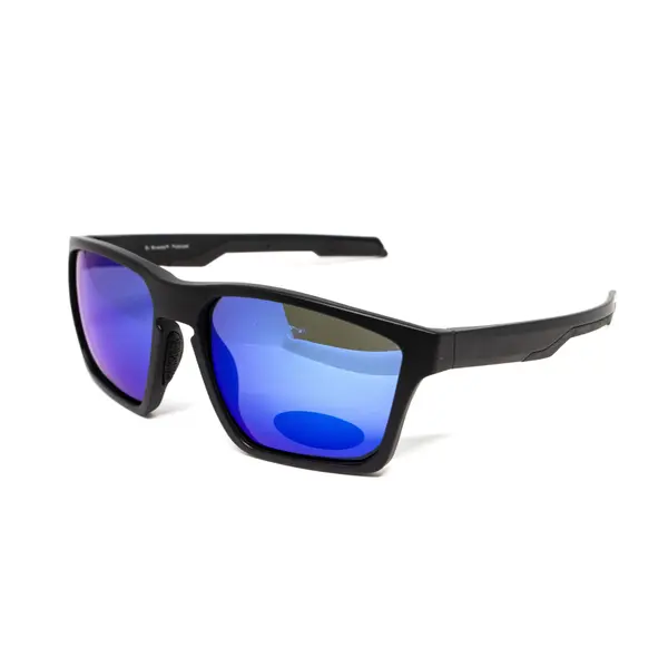 Окуляри BluWater Sandbar Polarized (G-Tech blue), дзеркальні сині, Чорний