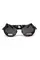 Окуляри захисні Global Vision Aviator-5 GunMetal (gray), сірі в темній оправі зі з'ємним ущільнювачем із синтетичної "шкіри", Чорний
