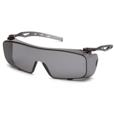 Окуляри захисні Pyramex Cappture (gray) Anti-Fog, сірі, Чорний