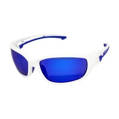 Захисні окуляри з поляризацією BluWater Seaside White Polarized (G-Tech™ blue), дзеркальні сині, Білий