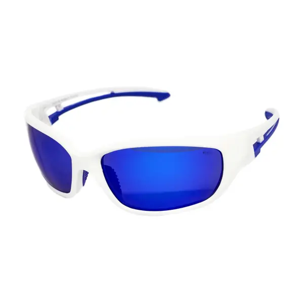 Захисні окуляри з поляризацією BluWater Seaside White Polarized (G-Tech™ blue), дзеркальні сині, Білий