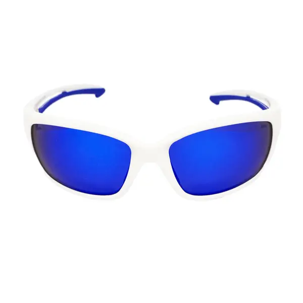 Захисні окуляри з поляризацією BluWater Seaside White Polarized (G-Tech™ blue), дзеркальні сині, Білий