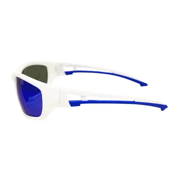 Захисні окуляри з поляризацією BluWater Seaside White Polarized (G-Tech™ blue), дзеркальні сині, Білий