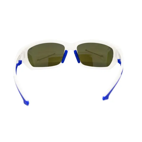 Захисні окуляри з поляризацією BluWater Seaside White Polarized (G-Tech™ blue), дзеркальні сині, Білий