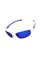 Захисні окуляри з поляризацією BluWater Seaside White Polarized (G-Tech™ blue), дзеркальні сині, Білий