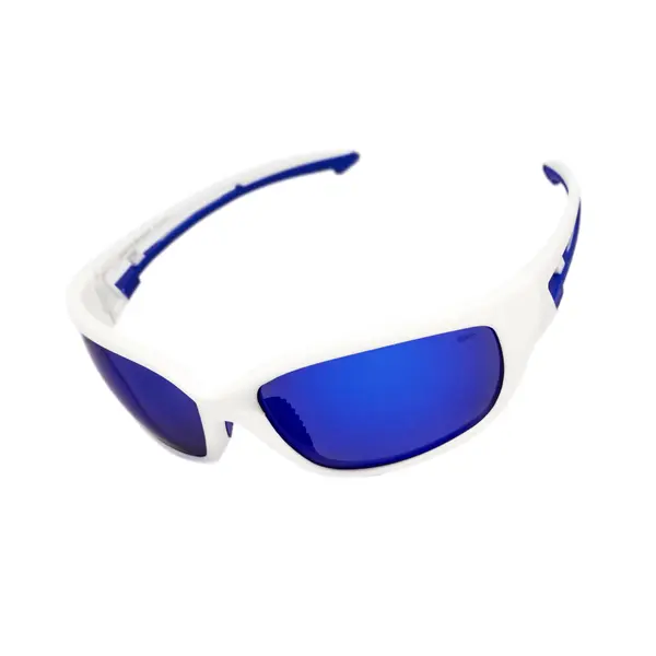 Захисні окуляри з поляризацією BluWater Seaside White Polarized (G-Tech™ blue), дзеркальні сині, Білий