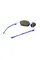 Захисні окуляри з поляризацією BluWater Seaside White Polarized (G-Tech™ blue), дзеркальні сині, Білий