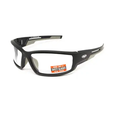 Окуляри захисні Global Vision Sly (clear), прозорі, Чорний
