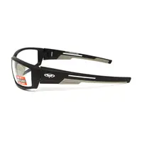 Окуляри захисні Global Vision Sly (clear), прозорі, Чорний