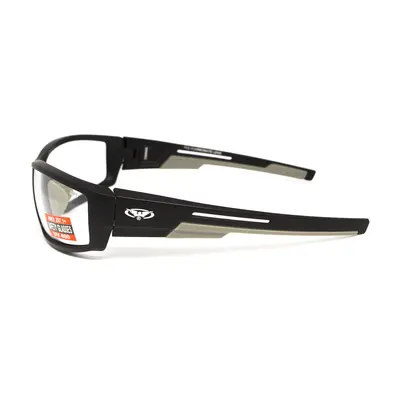 Окуляри захисні Global Vision Sly (clear), прозорі, Чорний