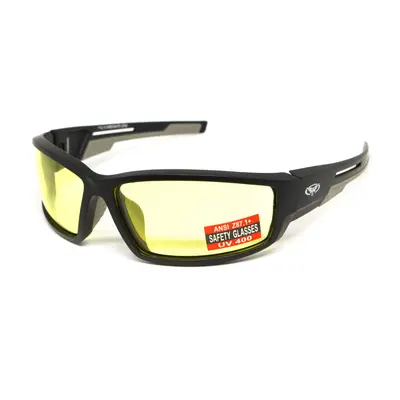 Окуляри захисні Global Vision Sly (yellow), жовті, Чорний