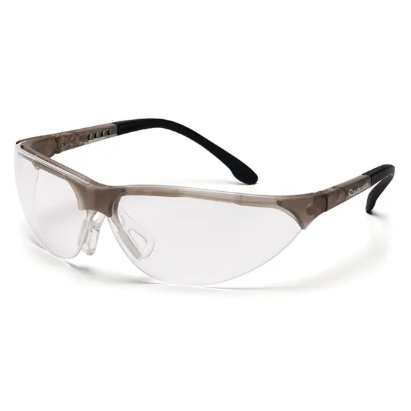 Очки защитные открытые Pyramex Rendezvous Crystal Gray (clear) Anti-Fog, прозрачные в серой полупрозрачной оправе, Прозрачный