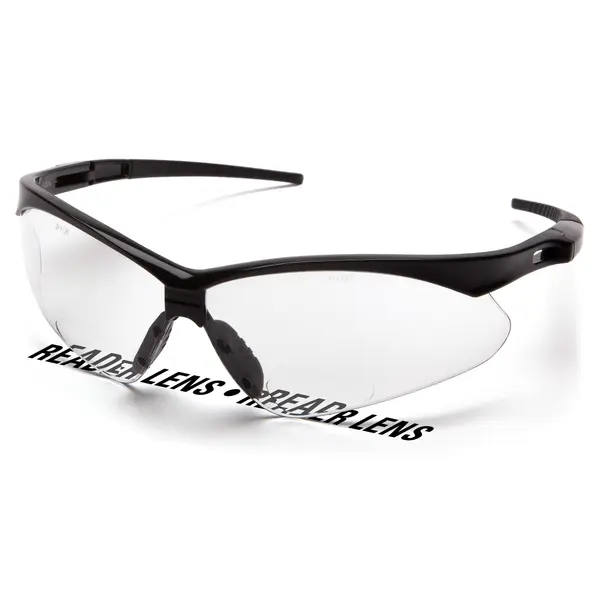 Бифокальные защитные очки ProGuard Pmxtreme Bifocal (clear +1.5), прозрачные, Черный