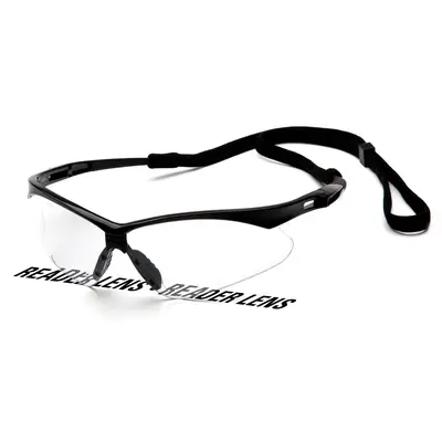 Біфокальні захисні окуляри ProGuard Pmxtreme Bifocal (clear +2.5) біфокальні прозорі з діоптріями, Чорний