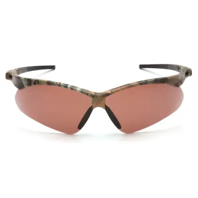 Окуляри захисні ProGuard Pmxtreme Camo (bronze) Anti-Fog, коричневі в камуфльованій оправі, Камуфляж