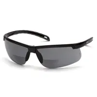 Окуляри Pyramex Ever-Lite Bifocal (gray +2.5) Super Anti-Fog H2MAX, біфокальні сірі з діоптріями, Чорний