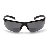 Окуляри Pyramex Ever-Lite Bifocal (gray +2.5) Super Anti-Fog H2MAX, біфокальні сірі з діоптріями, Чорний