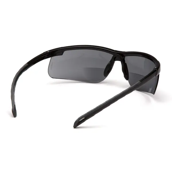 Окуляри Pyramex Ever-Lite Bifocal (gray +2.5) Super Anti-Fog H2MAX, біфокальні сірі з діоптріями, Чорний