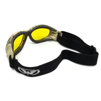 Очки защитные с уплотнителем Global Vision Eliminator Camo Forest (yellow), желтые в камуфлированной оправе, Камуфляж