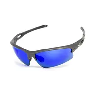 Окуляри захисні Venture Gear MontEagle GunMetal (ice blue mirror) Anti-Fog, дзеркальні сині, Сірий
