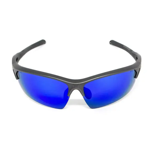 Окуляри захисні Venture Gear MontEagle GunMetal (ice blue mirror) Anti-Fog, дзеркальні сині, Сірий