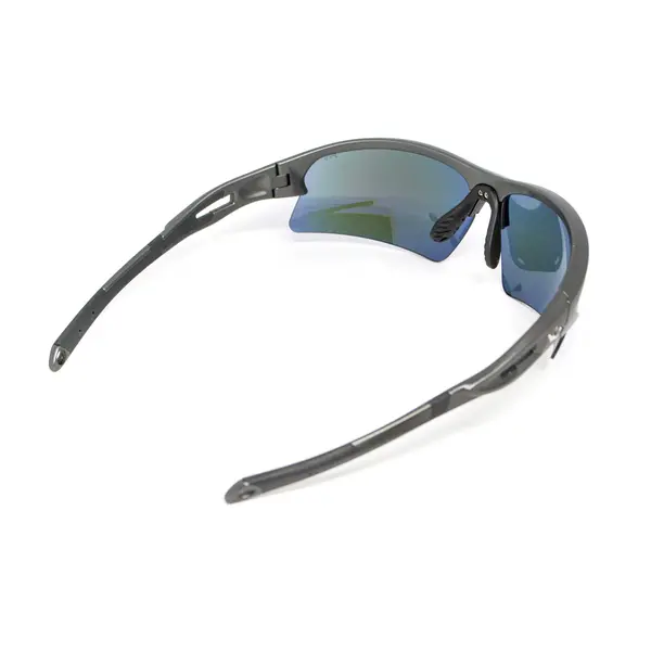 Окуляри захисні Venture Gear MontEagle GunMetal (ice blue mirror) Anti-Fog, дзеркальні сині, Сірий
