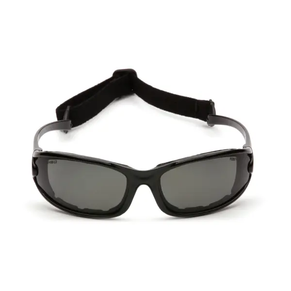 Захисні окуляри з полярізацією Pyramex Pmxcel Polarized (gray) Anti-Fog, сірі, Чорний
