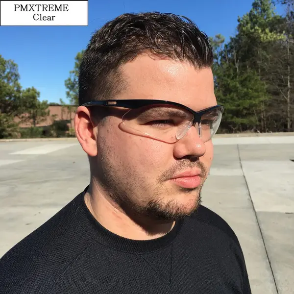 Окуляри захисні Pyramex PMXtreme (clear) прозорі, Чорний