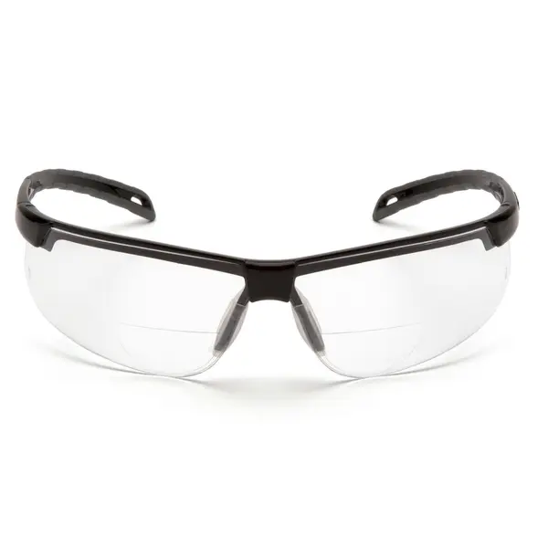 Бифокальные защитные очки Pyramex Ever-Lite Bifocal (clear +3.0) Super Anti-Fog H2MAX, прозрачные, Черный