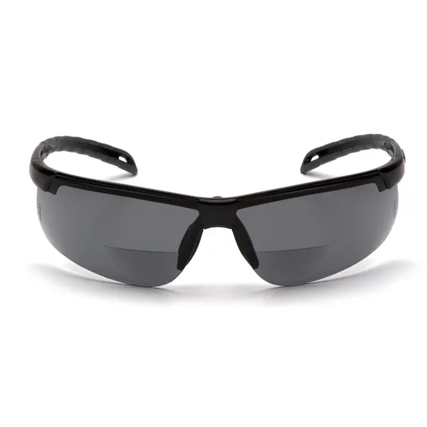 Окуляри Pyramex Ever-Lite Bifocal (gray +2.0) Super Anti-Fog H2MAX, біфокальні сірі з діоптріями, Чорний
