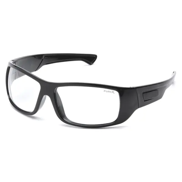 Окуляри захисні Pyramex Furix (clear) Anti-Fog, прозорі, Чорний