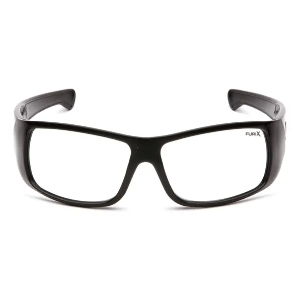 Окуляри захисні Pyramex Furix (clear) Anti-Fog, прозорі, Чорний