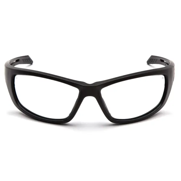 Очки защитные Venture Gear Tactical Howitzer Black (clear) Anti-Fog, прозрачные в чёрной оправе, Черный