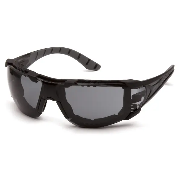 Очки защитные с уплотнителем Pyramex Endeavor-Plus (gray) H2MAX Anti-Fog, Черный
