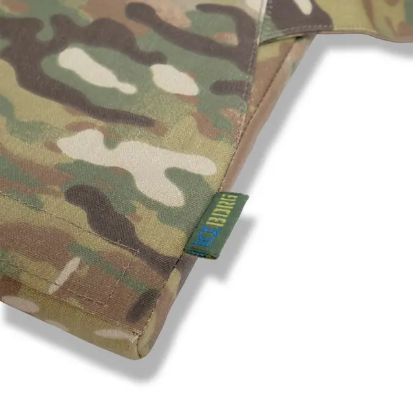 Каремат-сидушка Kiborg з балістичним пакетом 1 клас захисту Militex 20mm Cordura Multicam