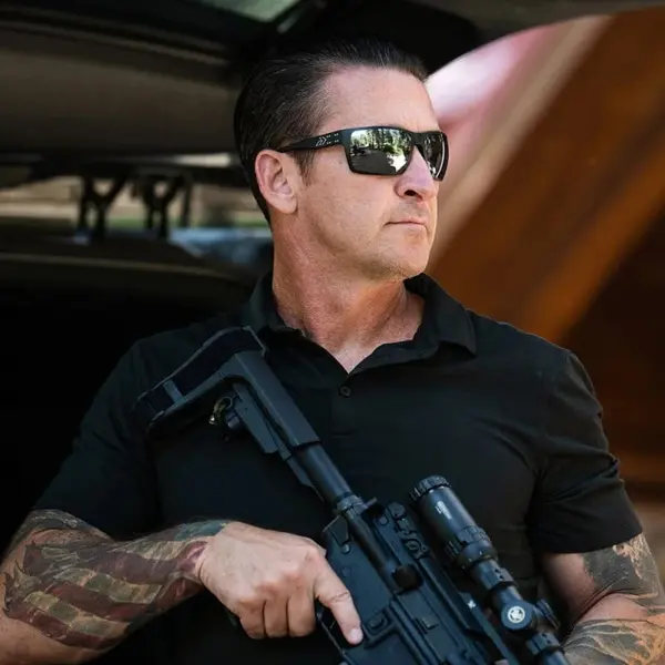 Захисні окуляри Gatorz Marauder Photochromic ANSI Z87.1 Mil-Spec Ballistic, Tan Cerakote - GZ-12-305
