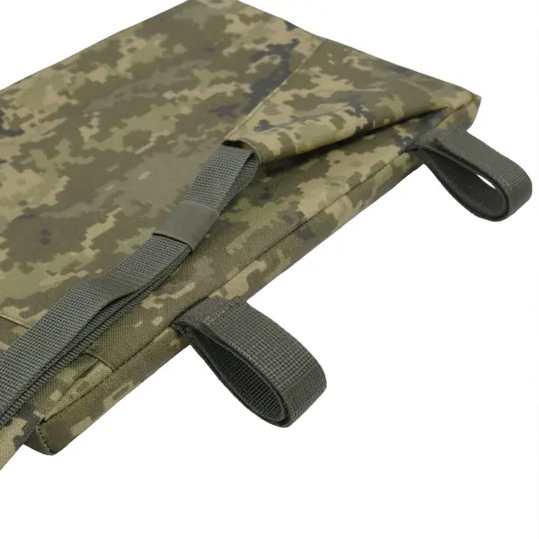 Каремат-сидушка Kiborg з балістичним пакетом 1 клас захисту Militex 20mm Cordura Pixel