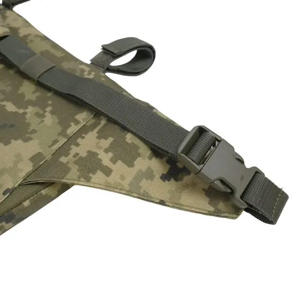 Каремат-сидушка Kiborg з балістичним пакетом 1 клас захисту Militex 20mm Cordura Pixel
