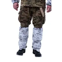 Универсальные военные антитепловизорные бахилы Белый мультикам