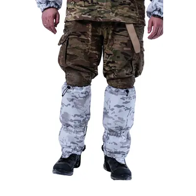 Універсальні військові антитепловізорні бахіли Білий мультикам