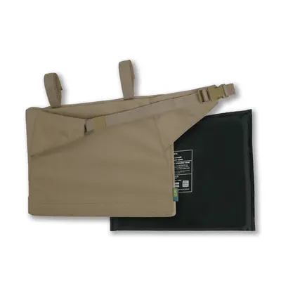 Каремат-сидушка Kiborg з балістичним пакетом 1 клас захисту Militex 20mm Cordura Coyote