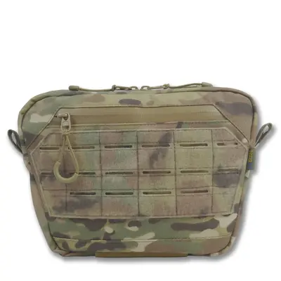 Сумка-напашник XL Kiborg с баллистическим пакетом 1 класс защиты Militex GU Сordura Multicam